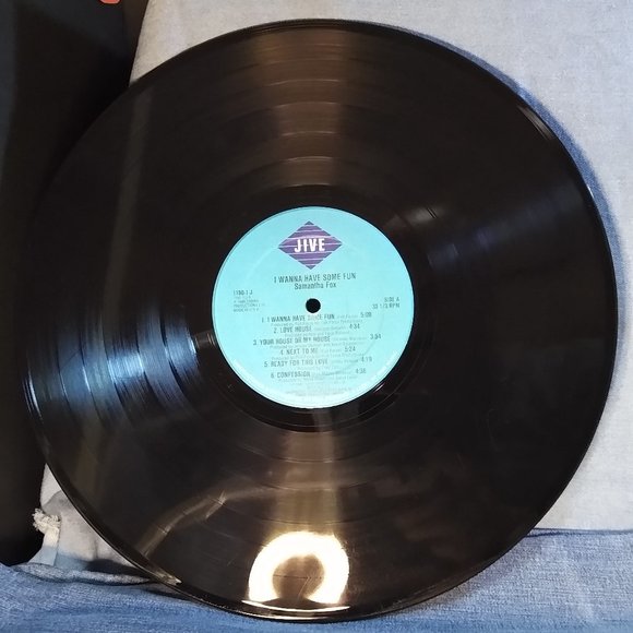 Samantha Fox I Wanna Have Some fun 1988 Vinyl Record - Picture 3 of 4